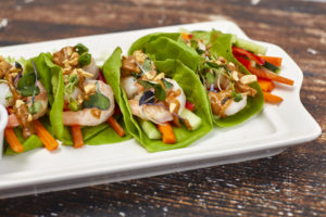 Thai-Style Chilled Shrimp Lettuce Cups