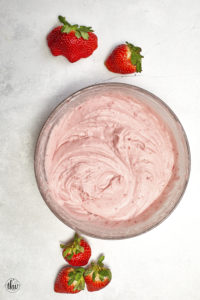 The Most Amazing Fresh Strawberry Frosting