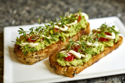 Caprese Avocado Toast