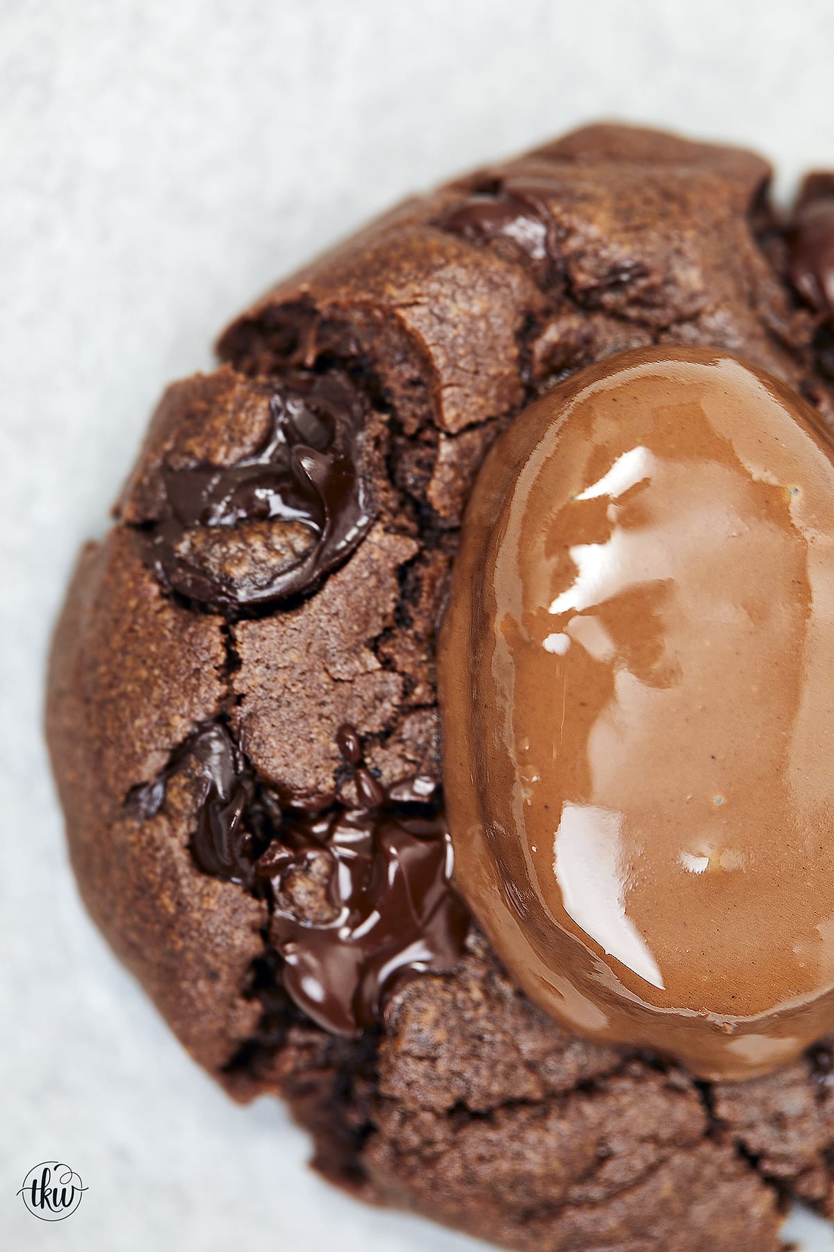 Double Chocolate Peanut Butter Egg Cookies