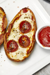 Pizza Stuffed Potato Skins