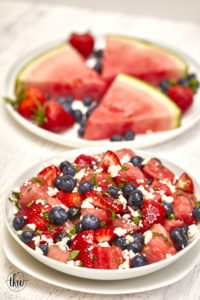 Refreshing Ultimate Summer Watermelon Berry Feta Salad