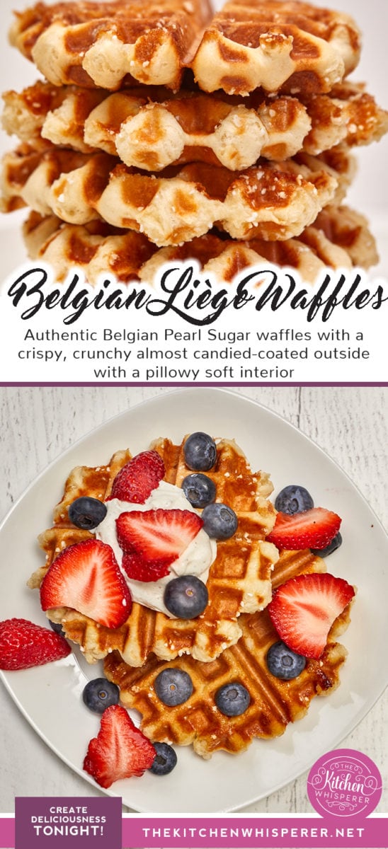 Authentic Belgian Liège Waffles
