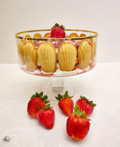 Strawberry Madeleine Trifle