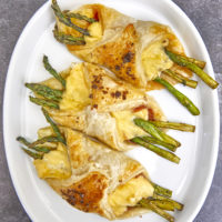 Asparagus & Salami Puff Pastry Bundles