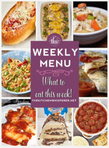 Weekly Menu