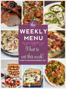 Weekly Menu