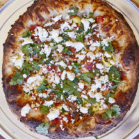 Southwestern Wood-Fired Chicken Pizza