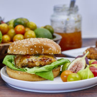 Korean-Style Crispy Shrimp Burgers