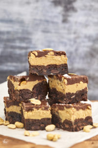 Fudgy Buckeye Peanut Butter Bars