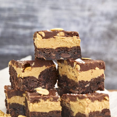 Fudgy Buckeye Peanut Butter Bars