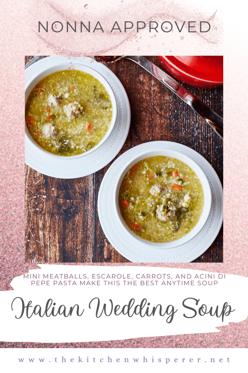 Delicious Italian Wedding Soup - Return to the Kitchen - Soup
