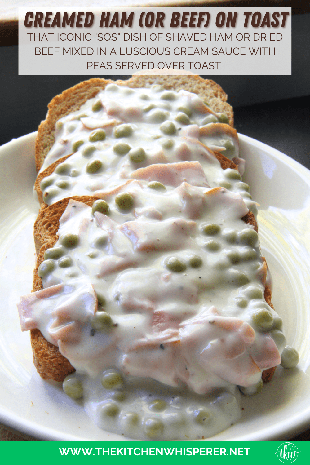 Creamed Chipped Ham (Beef) on Toast – SOS