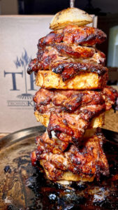 Grilled Chicken al Pastor on the Big Green Egg