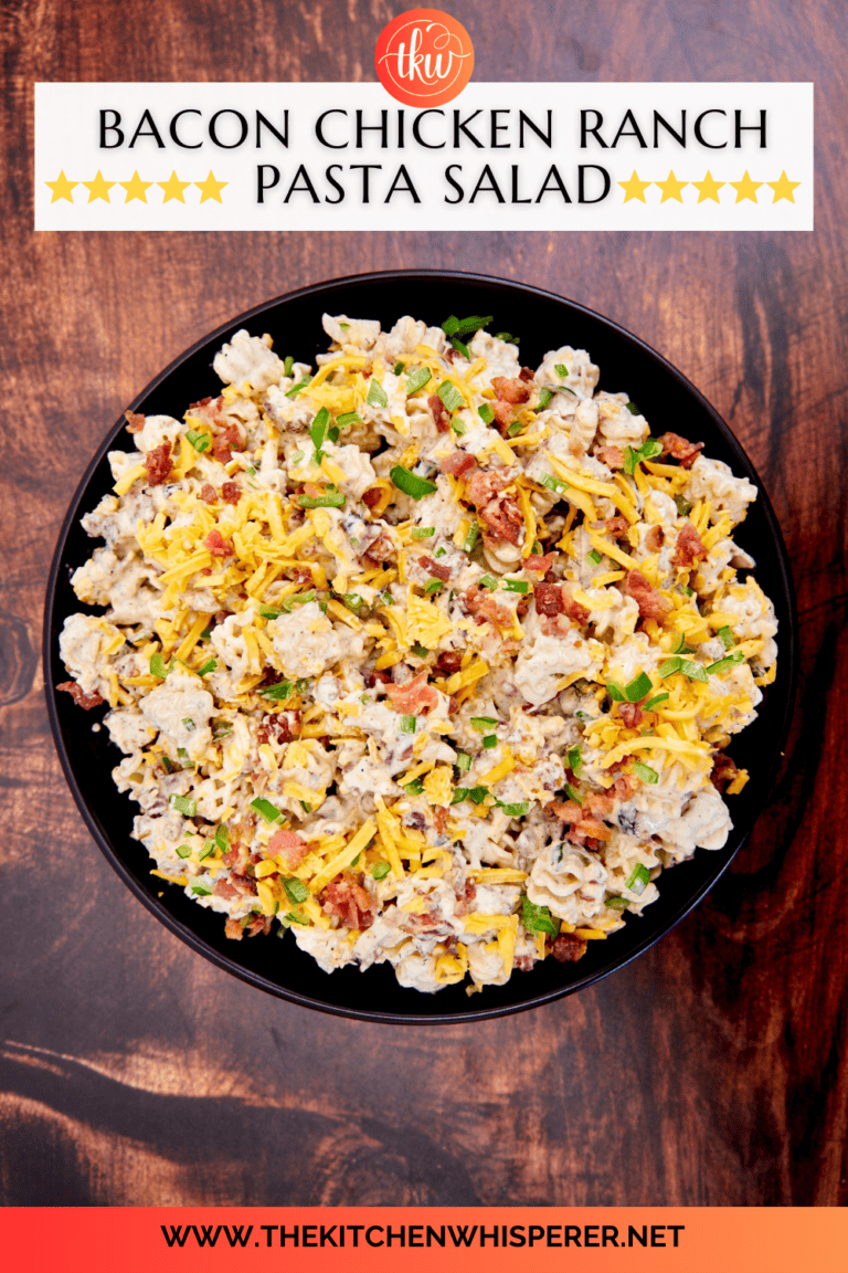 Ultimate Bacon Chicken Ranch Pasta Salad The Kitchen Whisperer