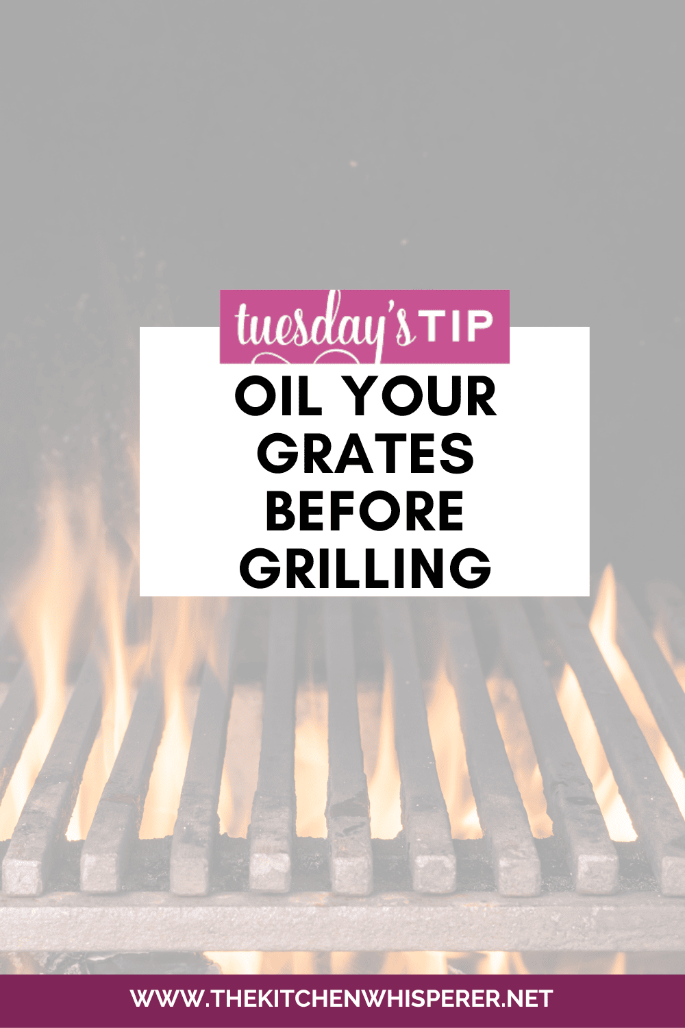 Oil Your Grates Before Grilling