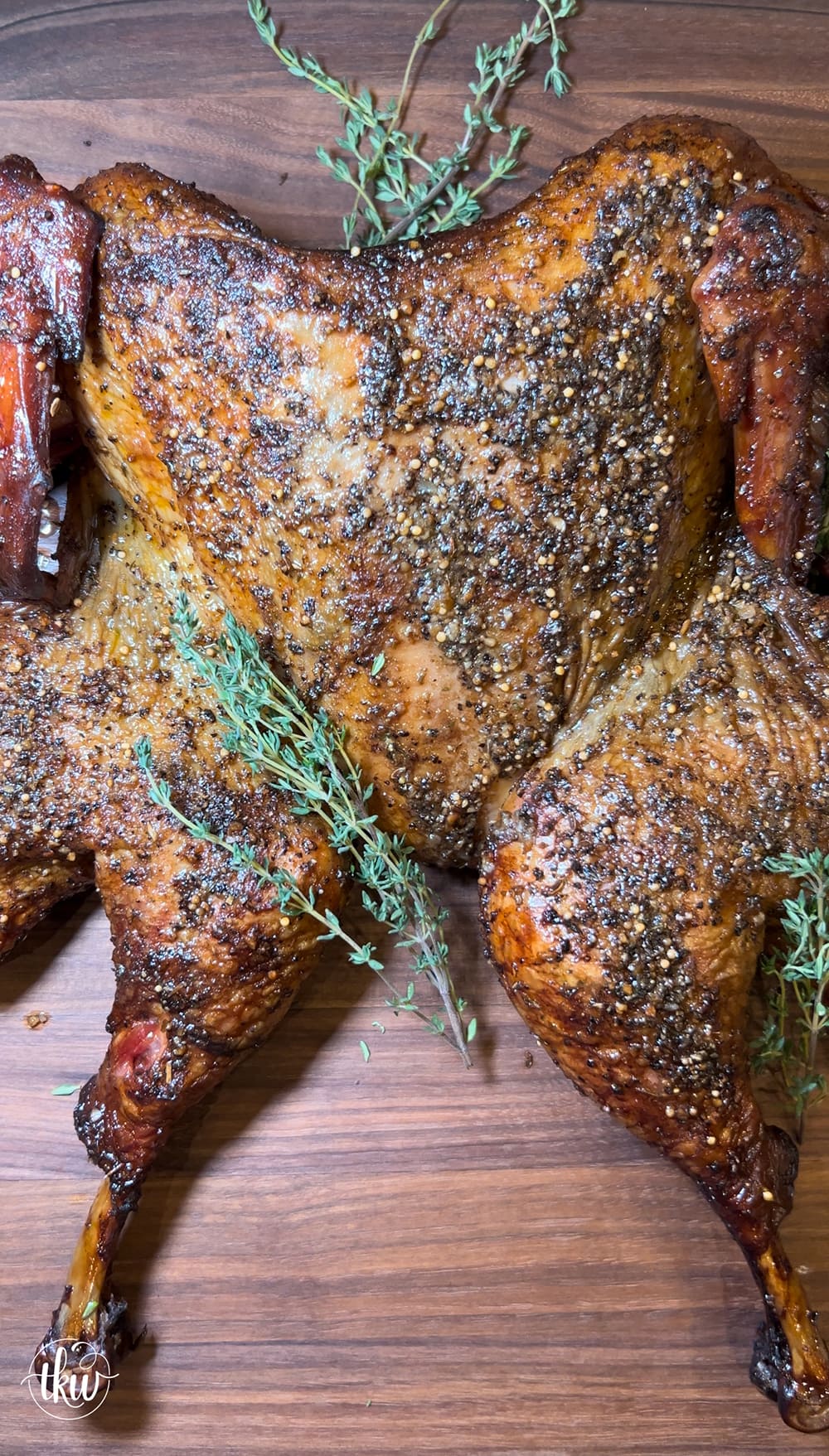 The Best Smoked Spatchcock Thanksgiving Turkey