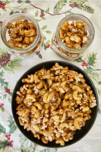 Easy Candied Honey Sugar Crunch Hot Salted Cashews