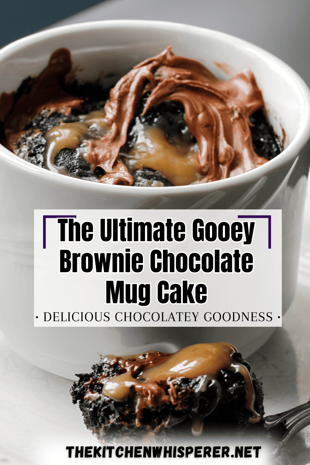 The Ultimate Gooey Brownie Chocolate Mug Cake For One