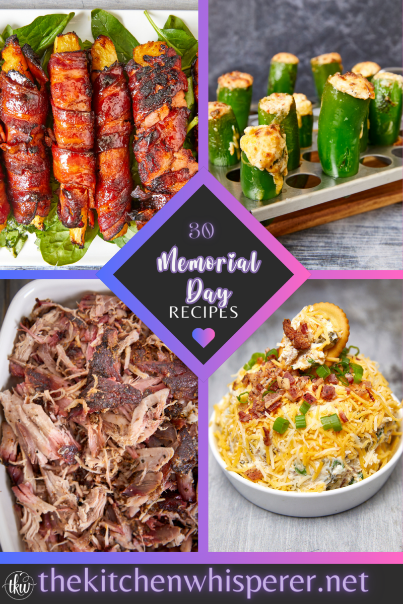 A collection of summer-inspired recipes to celebrate this Memorial Day deliciously. From Smoked Pulled Pork to Chicken Lollipops that are a crowd favorite; I have you covered this holiday! 30 Of The Best Recipes For Memorial Day 2024, pulled pork, smoked meats, salsa, al pastor, chicken lollipops, ricotta dip, summer cookout, bbq foods