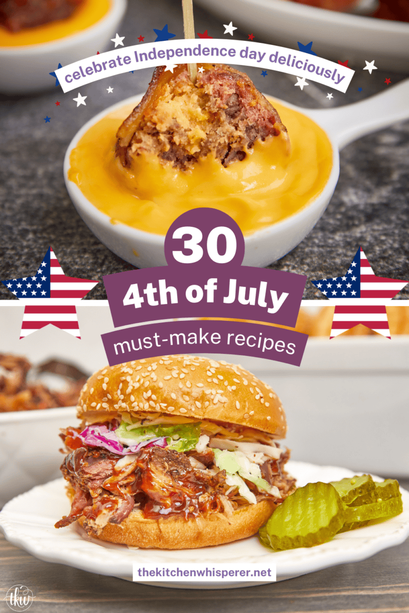 A collection of summer-inspired recipes to celebrate this Memorial Day deliciously. From Smoked Pulled Pork to Bacon Wrapped Meatballs that are a crowd favorite; I have you covered this holiday! 30 Of The Best Recipes For The 4th of July 2024, smoked pork butt, pulled pork, jalapeno poppers, chicken lollipops, best coleslaw, bacon wrapped meatballs, smoked sausage, grilled hotdogs, independence day, summer bbq