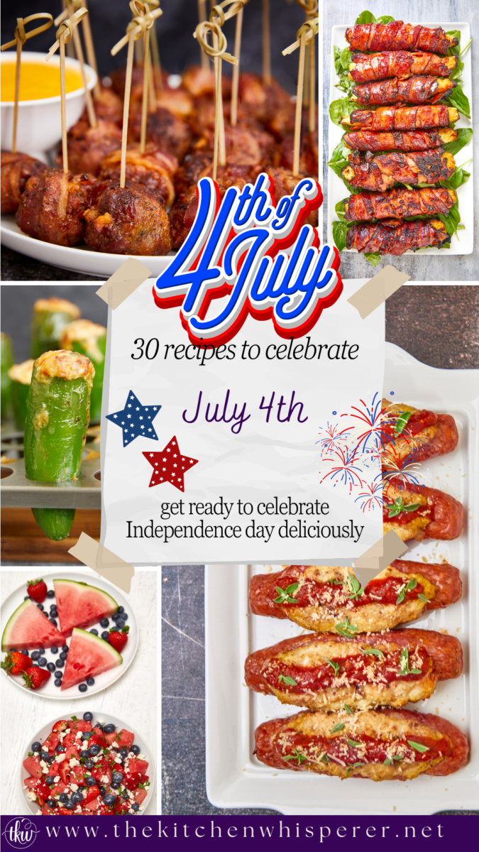 A collection of summer-inspired recipes to celebrate this Memorial Day deliciously. From Smoked Pulled Pork to Bacon Wrapped Meatballs that are a crowd favorite; I have you covered this holiday! 30 Of The Best Recipes For The 4th of July 2024, smoked pork butt, pulled pork, jalapeno poppers, chicken lollipops, best coleslaw, bacon wrapped meatballs, smoked sausage, grilled hotdogs, independence day, summer bbq