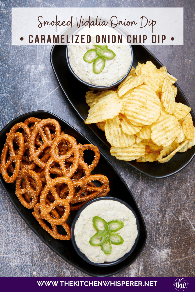 Delicious dips can elevate any gathering, and a caramelized Vidalia onion dip made on the smoker takes it to a whole new level. This smoky caramelized onion dip is truly an irresistible snacking favorite! Caramelized Vidalia Onion Dip Made On The Smoker, smoked onion dip, yoder smokers onion, best onion dip, caramelized onion dip, game day dip, chip dip, party dip