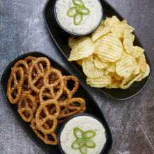 Delicious dips can elevate any gathering, and a caramelized Vidalia onion dip made on the smoker takes it to a whole new level. This smoky caramelized onion dip is truly an irresistible snacking favorite! Caramelized Vidalia Onion Dip Made On The Smoker, smoked onion dip, yoder smokers onion, best onion dip, caramelized onion dip, game day dip, chip dip, party dip