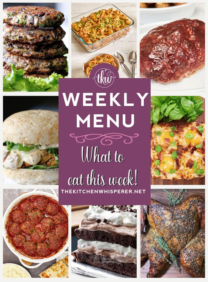 Weekly Menu – 7 Amazing Dinners Plus Dessert