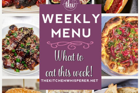 These Weekly Menu recipes allow you to get out of that same ol’ recipe rut and try some delicious and easy dishes! This week, I highly recommend making my Italian Sausage Ricotta Zucchini Boats, Smoked Hotdogs, and One Pan Easy Cheesy Italian Mozzarella Baked Chicken. Weekly Menu – 7 Amazing Dinners Plus Dessert. cherry pie bars, one pan chicken recipes, pork belly burnt ends, pizza al pastor
