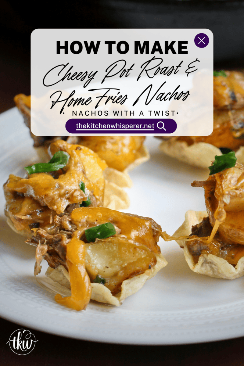 Transform your leftover pot roast into a mouthwatering dish. Crispy home fries, tortilla chips, and melted cheese come together in this unique twist on classic nachos. It's time to rethink how to enjoy your leftovers.