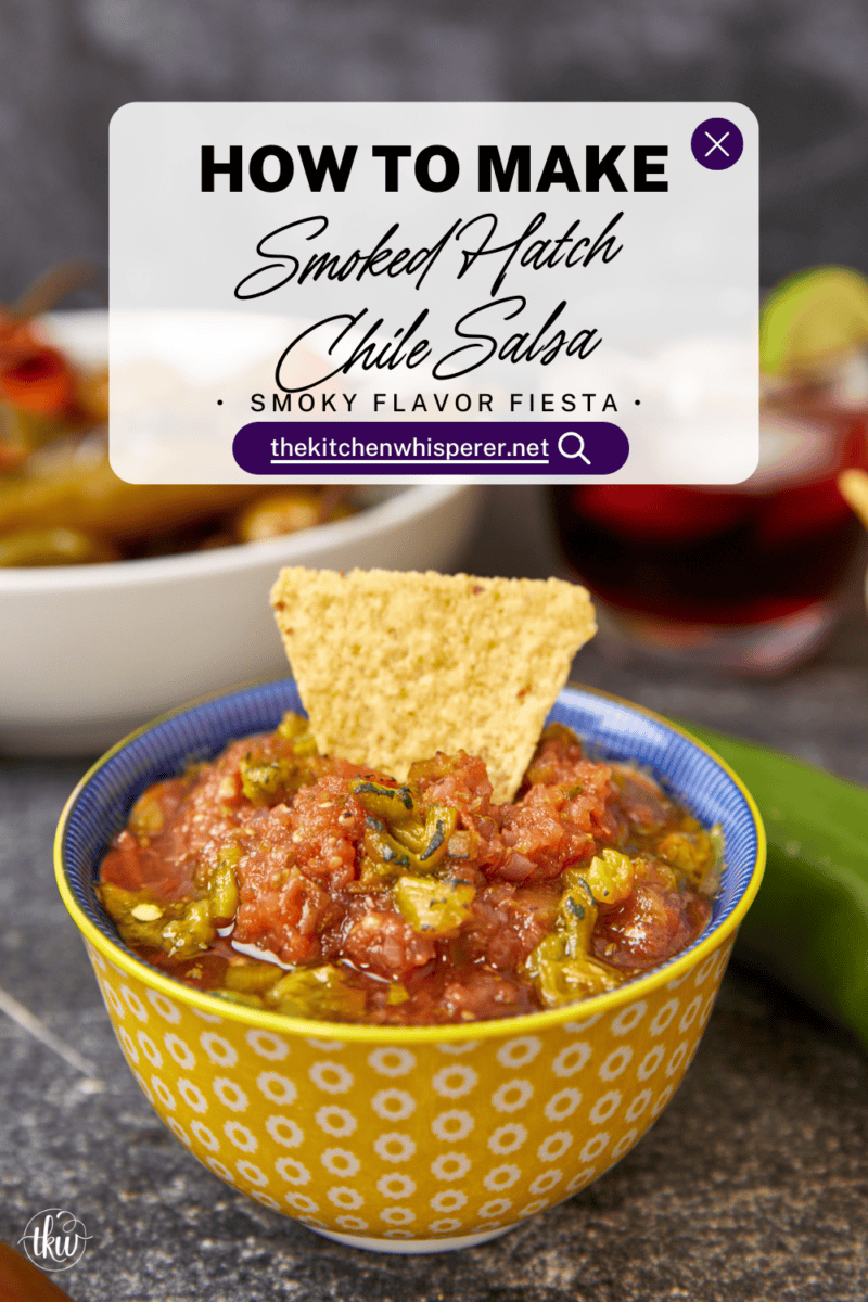 Smoking your vegetables is the secret ingredient you've been missing to elevate your salsa to something truly outstanding. Adding a smoky twist can transform your hatch chile salsa into a flavor fiesta like no other! The Best Smoked Hatch Chile Salsa, red hatch salsa, hatch chile season, smoked vegetables, chips and salsa, restaurant salsa, salsa fiesta, yoder smokers smoked salsa