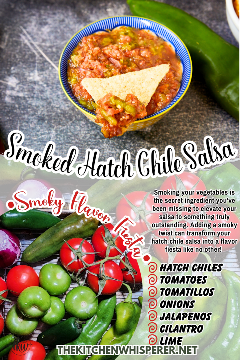 Smoking your vegetables is the secret ingredient you've been missing to elevate your salsa to something truly outstanding. Adding a smoky twist can transform your hatch chile salsa into a flavor fiesta like no other! The Best Smoked Hatch Chile Salsa, red hatch salsa, hatch chile season, smoked vegetables, chips and salsa, restaurant salsa, salsa fiesta, yoder smokers smoked salsa