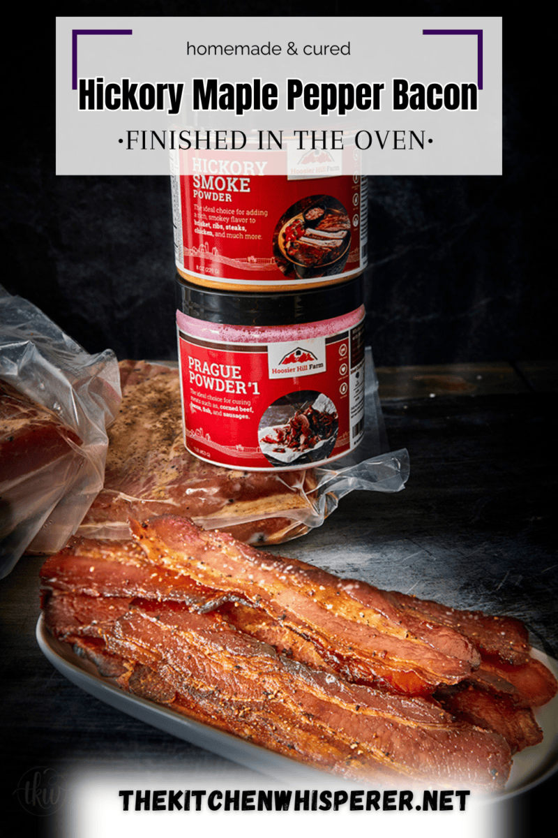 The only thing that's better than bacon is HOMEMADE bacon! You need only a few ingredients, time to cure it, and an oven!