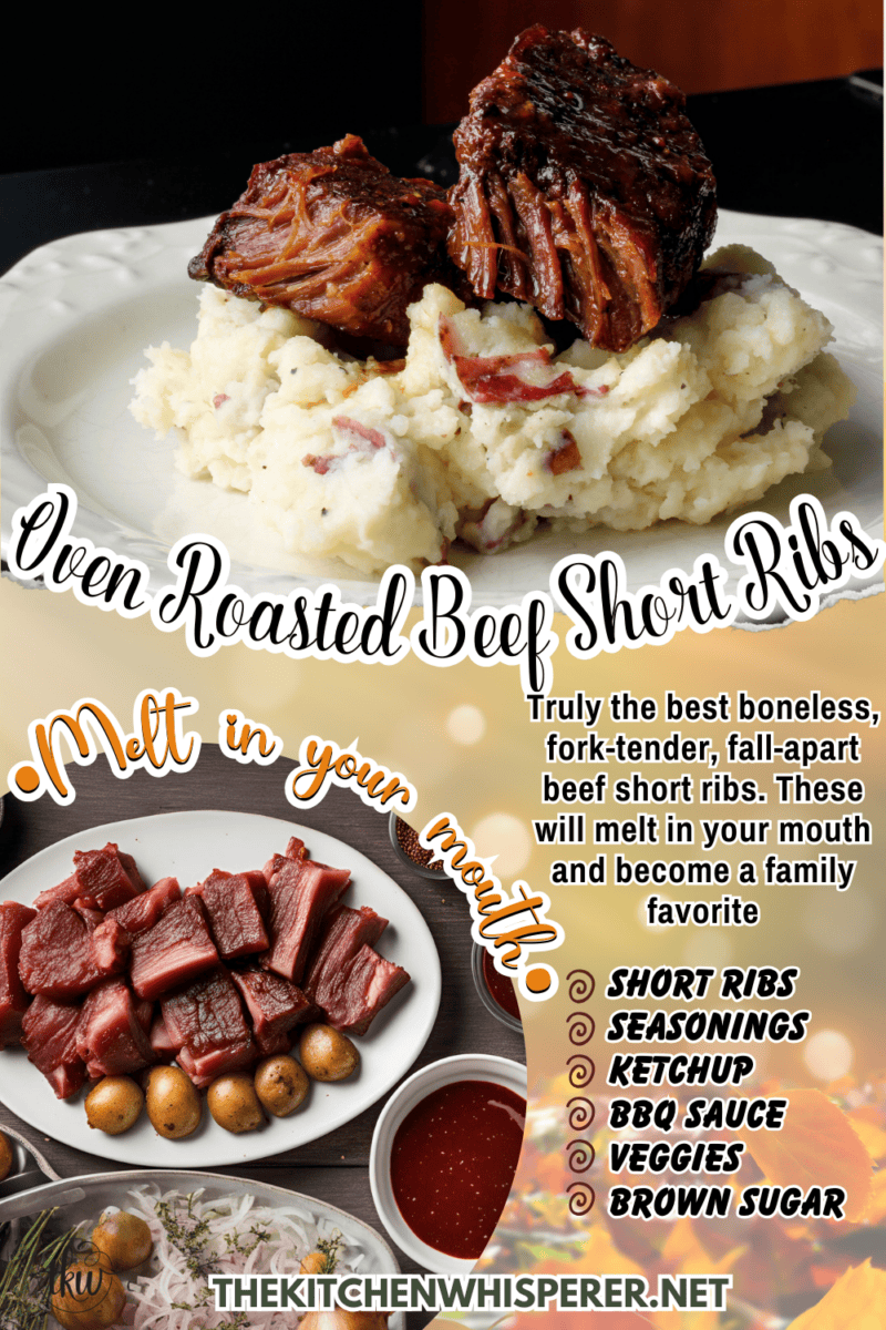 Truly the best boneless, fork-tender, fall-apart beef short ribs. These will melt in your mouth and become a family favorite.