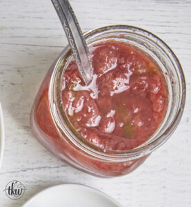 Easy Sweet & Spicy Strawberry Jalapeno Compote