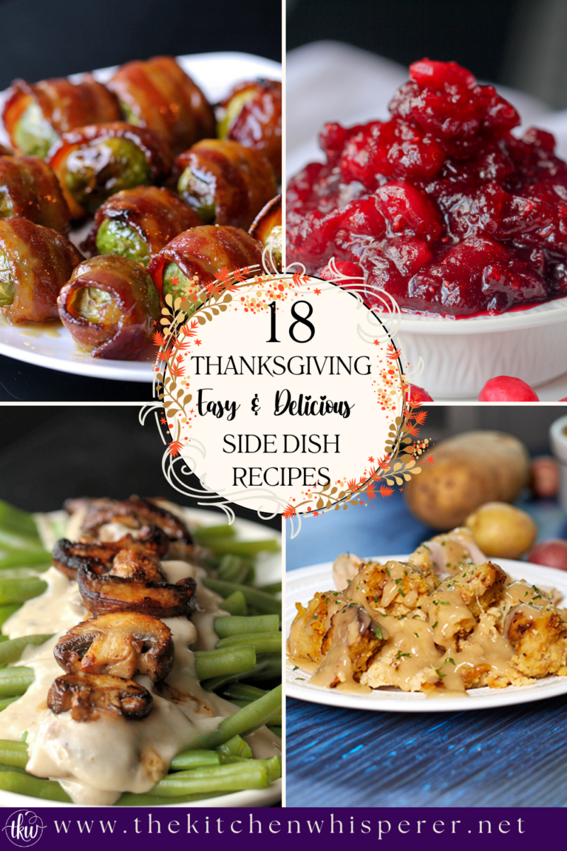 A collection of Thanksgiving side dish recipes to celebrate the holiday deliciously with your family and friends!