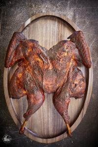 Spatchcock Smoked Cherry Habanero Turkey