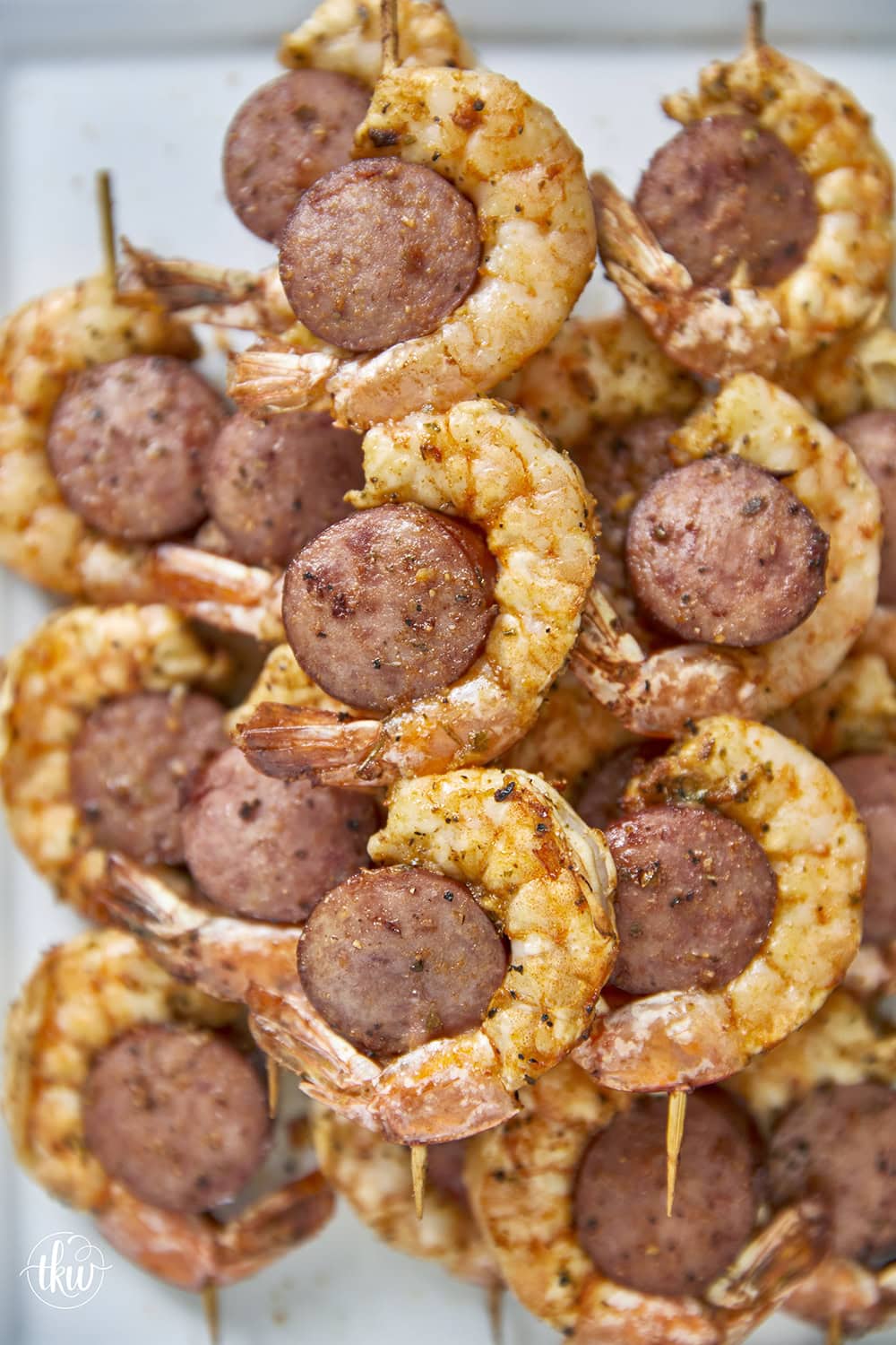 Air Fryer Sausage and Shrimp Kabobs Recipe