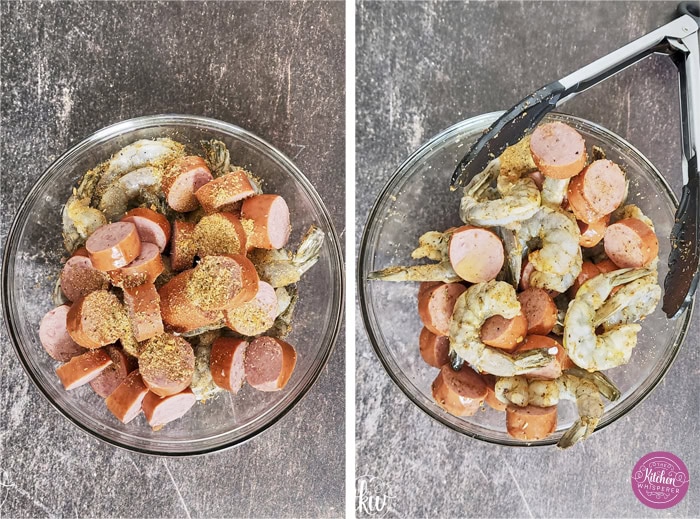 This 4-ingredient Smoked Sausage and shrimp skewer recipe is ready in under 15 minutes and is a crowd favorite! They're an easy, quick, and delicious bite that's perfect as an appetizer for game day or a weeknight meal!