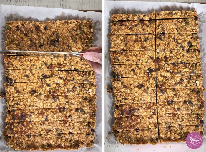 Deliciously naturally sweet, these no-bake peanut butter oat date bars are the perfect sweet treat full of pistachios, dried cranberries, and dark chocolate chips