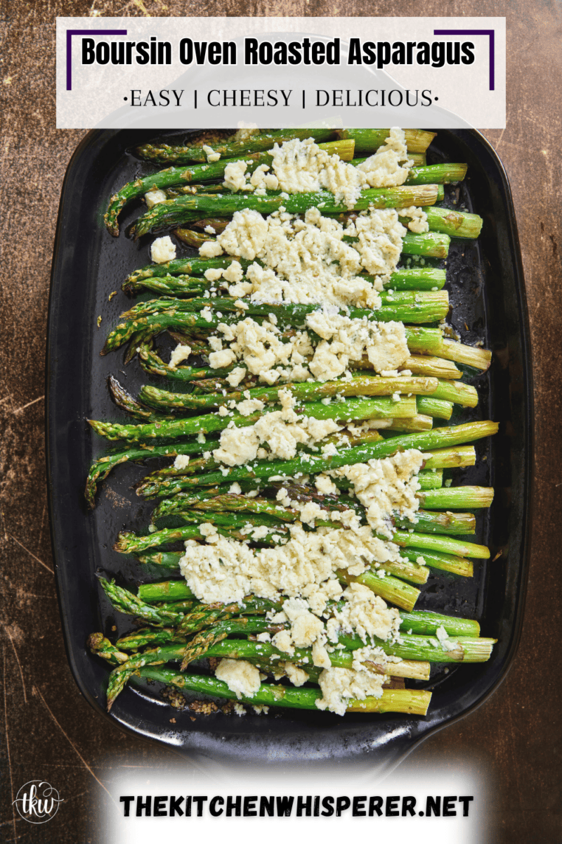 Elevate your roasted asparagus with creamy Boursin cheese by adding a touch of indulgence that takes it to the next level. It’s a foolproof side dish full of bold flavors and something you’ll want to make again and again!