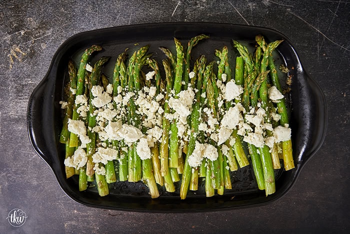 Elevate your roasted asparagus with creamy Boursin cheese by adding a touch of indulgence that takes it to the next level. It’s a foolproof side dish full of bold flavors and something you’ll want to make again and again!