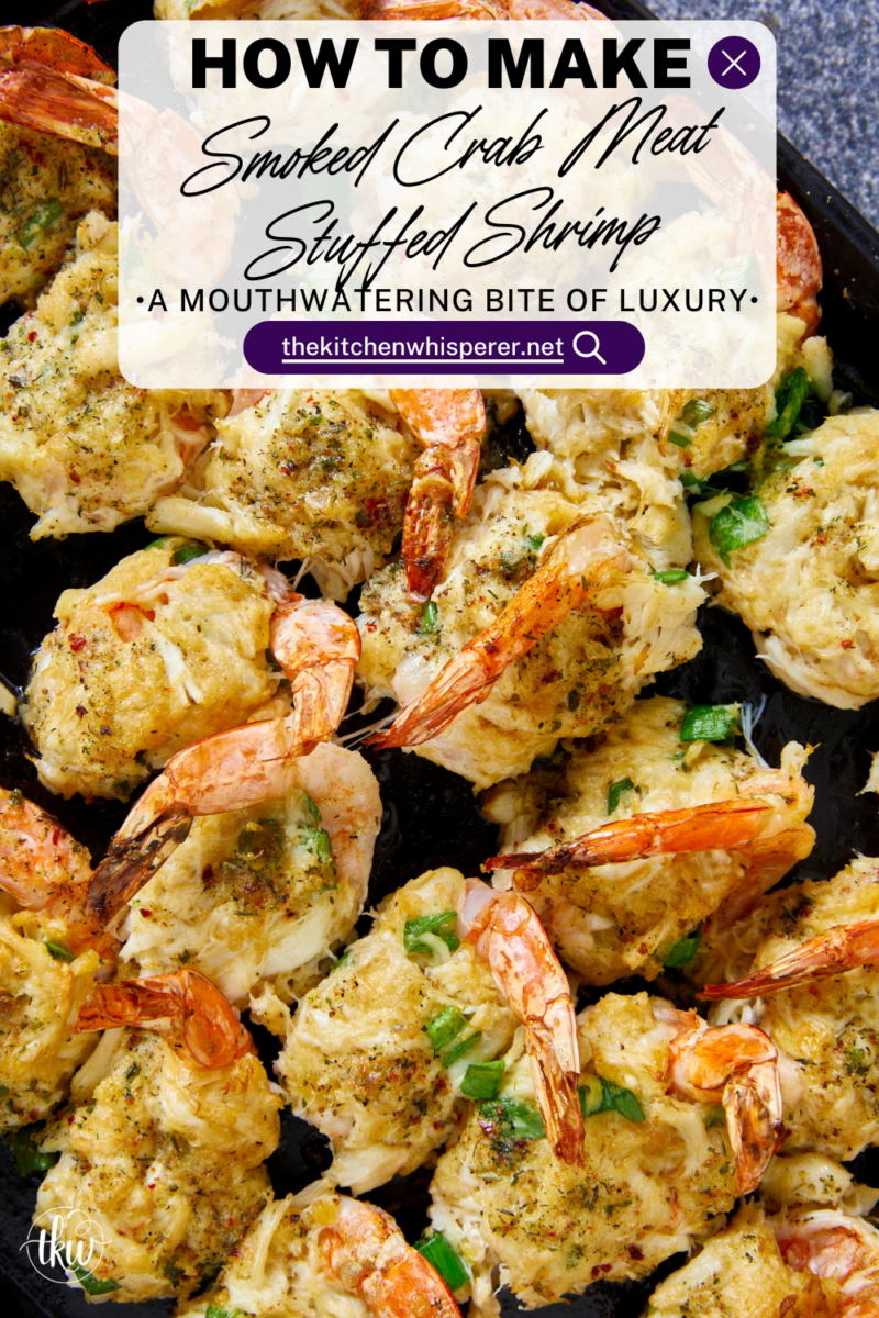 Transform your next meal with these smoky, tender shrimp stuffed with a rich jumbo lump crab filling; all topped off with a decadent garlic shallot butter sauce that’ll leave everyone craving more!