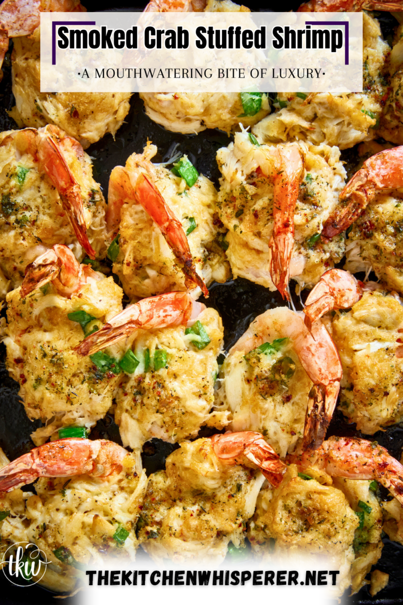 Transform your next meal with these smoky, tender shrimp stuffed with a rich jumbo lump crab filling; all topped off with a decadent garlic shallot butter sauce that’ll leave everyone craving more!