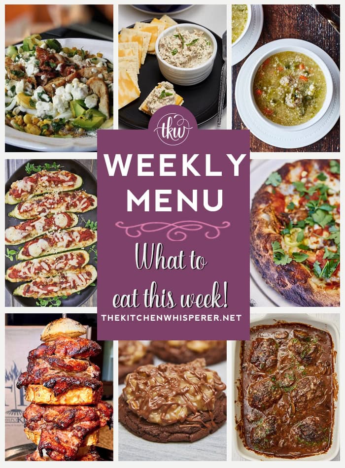 These Weekly Menu recipes allow you to get out of that same ol’ recipe rut and try some delicious and easy dishes! This week, I highly recommend making my Homemade Salisbury Steaks, Al Pastor Chicken Recipe, and Sheet Pan Smoked Italian Sausage Ricotta Zucchini Boats.