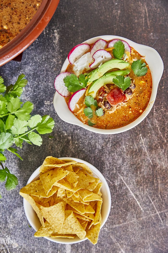 This Creamy Cheesy Chicken Enchilada Soup is the perfect blend of comfort and spice, made with simple pantry staples. Juicy shredded chicken, fire-roasted tomatoes, black beans, and peppers come together in a velvety broth infused with smoky Mexican spices. This soup delivers all the flavors of classic enchiladas in one easy, one-pot recipe.